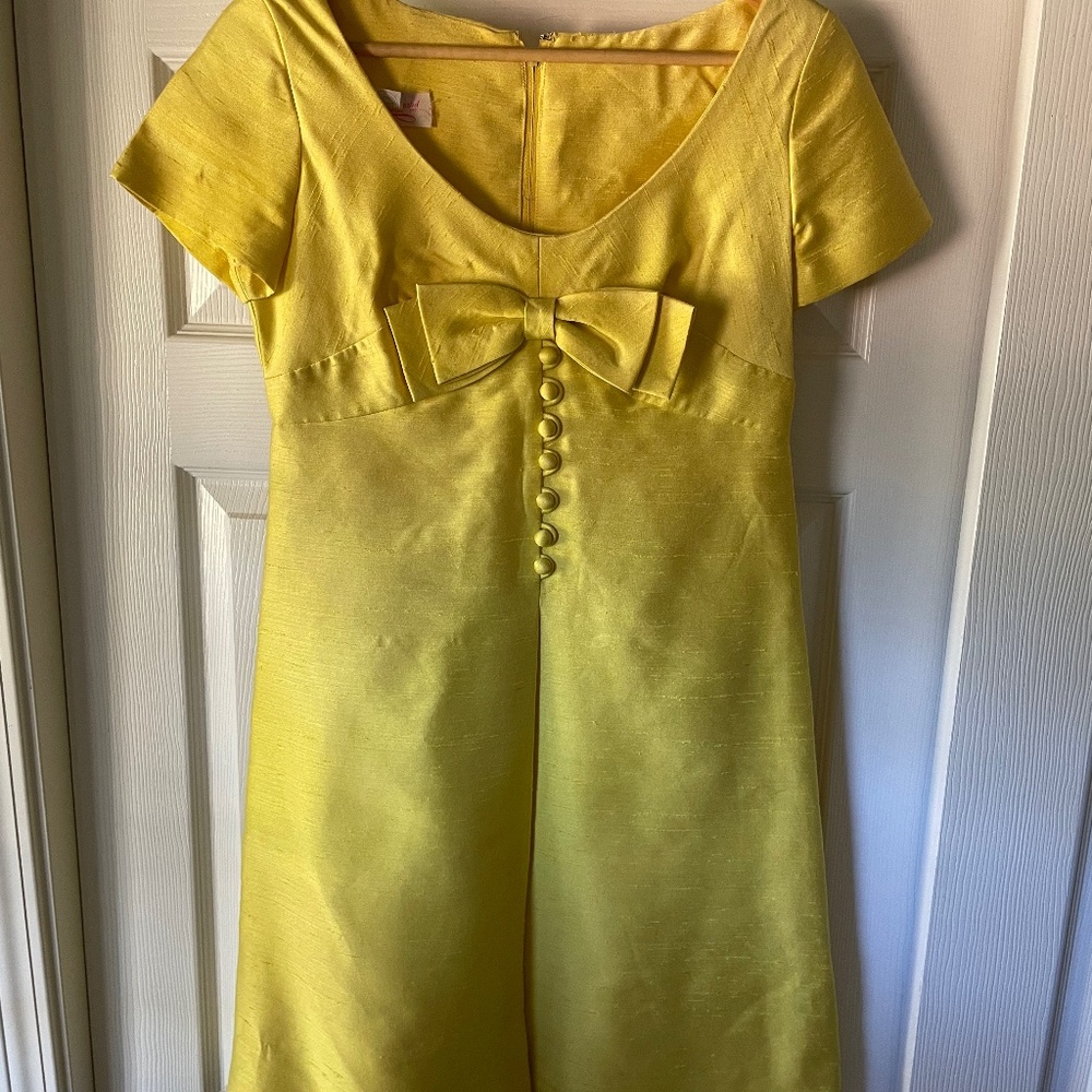 Vintage Yellow Dress